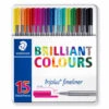 Staedtler Triplus Fineliners - Assorted Colours - 15 Pack -Drawing Tools & Stationery-Staedtler 0f18658bcad20ca876a0798e65573173358625c3 square3032871 1