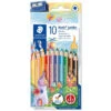 Staedtler Noris Jumbo Triplus Colouring Pencils - Assorted Colours (Pack Of 10) -Drawing Tools & Stationery-Staedtler 128 NC10