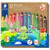 Staedtler Noris Junior Colouring Pencils & Sharpener - Assorted Colours (Pack Of 12) -Drawing Tools & Stationery-Staedtler 140 C12