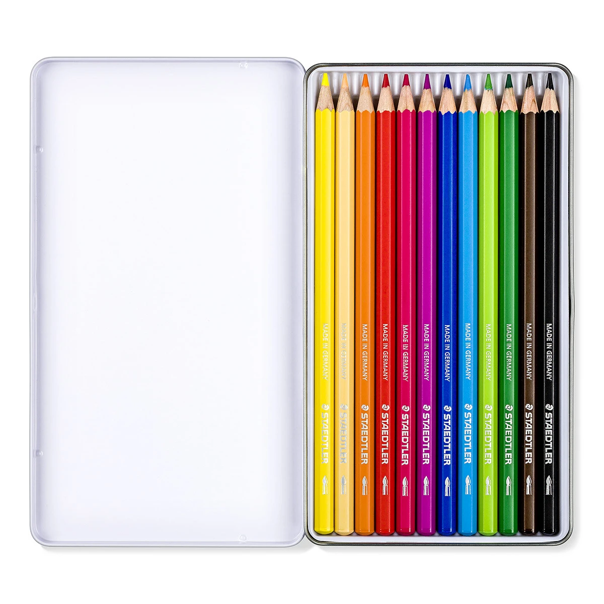 Staedtler Design Journey Watercolour Pencils - Assorted Colours (Tin Of 12) 4 Staedtler Design Journey Watercolour Pencils - Assorted Colours (Tin Of 12) - Image 2