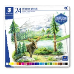 Staedtler Design Journey Colouring Pencils - Assorted Colours (Tin Of 24)