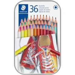 Staedtler Design Journey Colouring Pencils - Assorted Colours (Tin Of 36)
