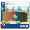 Staedtler Noris Colouring Pencils - Assorted Colours (Tin Of 24) -Drawing Tools & Stationery-Staedtler 185 M24