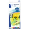 Staedtler Karat Soft Pastel Chalks - Assorted Colours (Pack Of 12) -Drawing Tools & Stationery-Staedtler 2430 C12