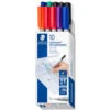 Staedtler Lumocolor Non-Permanent Markers - Fine - Assorted Colours (Pack Of 10) -Drawing Tools & Stationery-Staedtler 316 B10 2