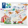 Staedtler Triplus Colouring Pens - Assorted Colours (Pack Of 20) -Drawing Tools & Stationery-Staedtler 323 CL20