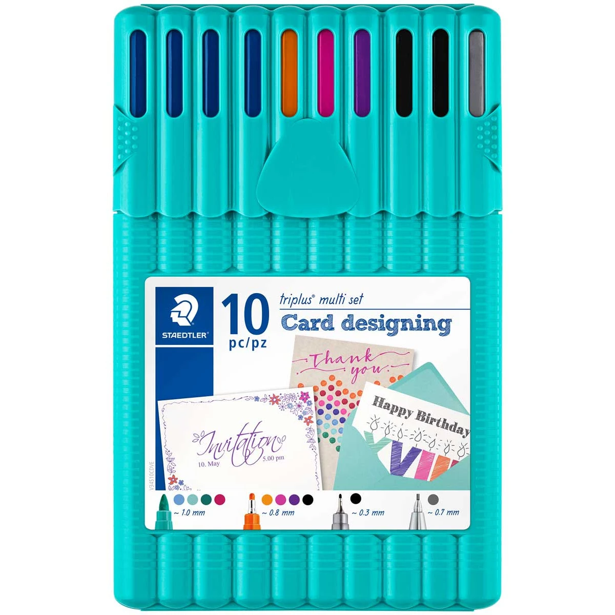 Staedtler Triplus Card Designing Set (Pack Of 10) 3 Staedtler Triplus Card Designing Set (Pack Of 10)
