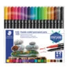 Staedtler Double-Ended Permanent Marker Pens - 18 Pack (3187 TB18 02) -Drawing Tools & Stationery-Staedtler 3455d55732c85799bdfc125253e5591b0b44213a square24420231 1