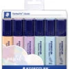 Staedtler Textsurfer Classic Highlighters - Pastel Colours (Pack Of 6) -Drawing Tools & Stationery-Staedtler 364 CWP6PA