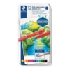 Staedtler Full Watercolour Pencils - Tin - 12 Pack (14610G M12) -Drawing Tools & Stationery-Staedtler 3df1b3eacee731238cfb1c5a3b53415d1ac65541 square3003951 1