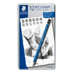 Staedtler-Mars Lumograph Drawing Pencils - 12 Pack