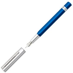 Staedtler TRX Fountain Pen - Blue Chrome Trim