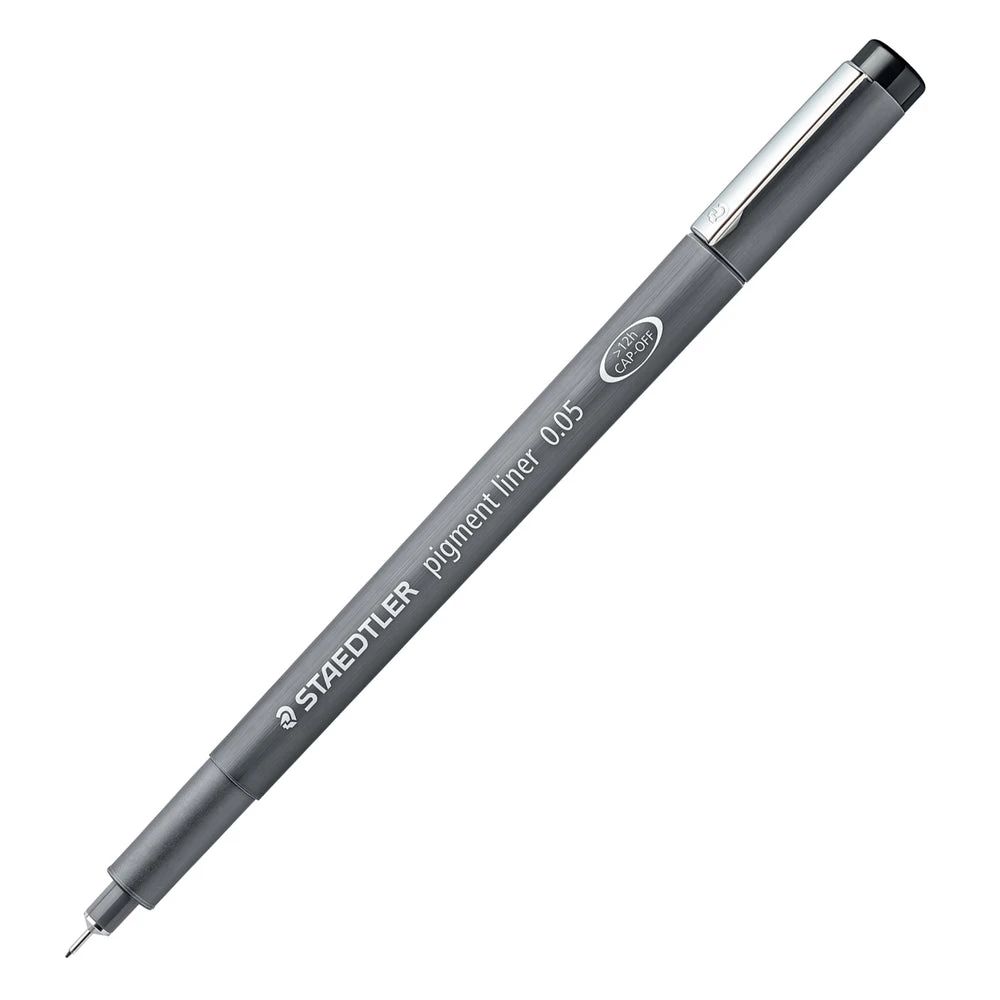 Staedtler Fineliner Pigment Liner - 0.5mm - Black Ink 3 Staedtler Fineliner Pigment Liner - 0.5mm - Black Ink