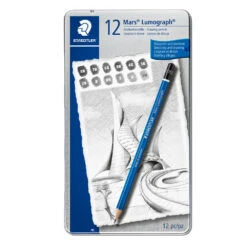 Staedtler Lumograph HB Sketching Pencils - 12 Pack