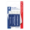 Staedtler Mars Plastic Erasers - 2 Pack Plus Bonus -Drawing Tools & Stationery-Staedtler 5d524de371e3edc7c8f67a916b2224ef1f808c4f square697229 1