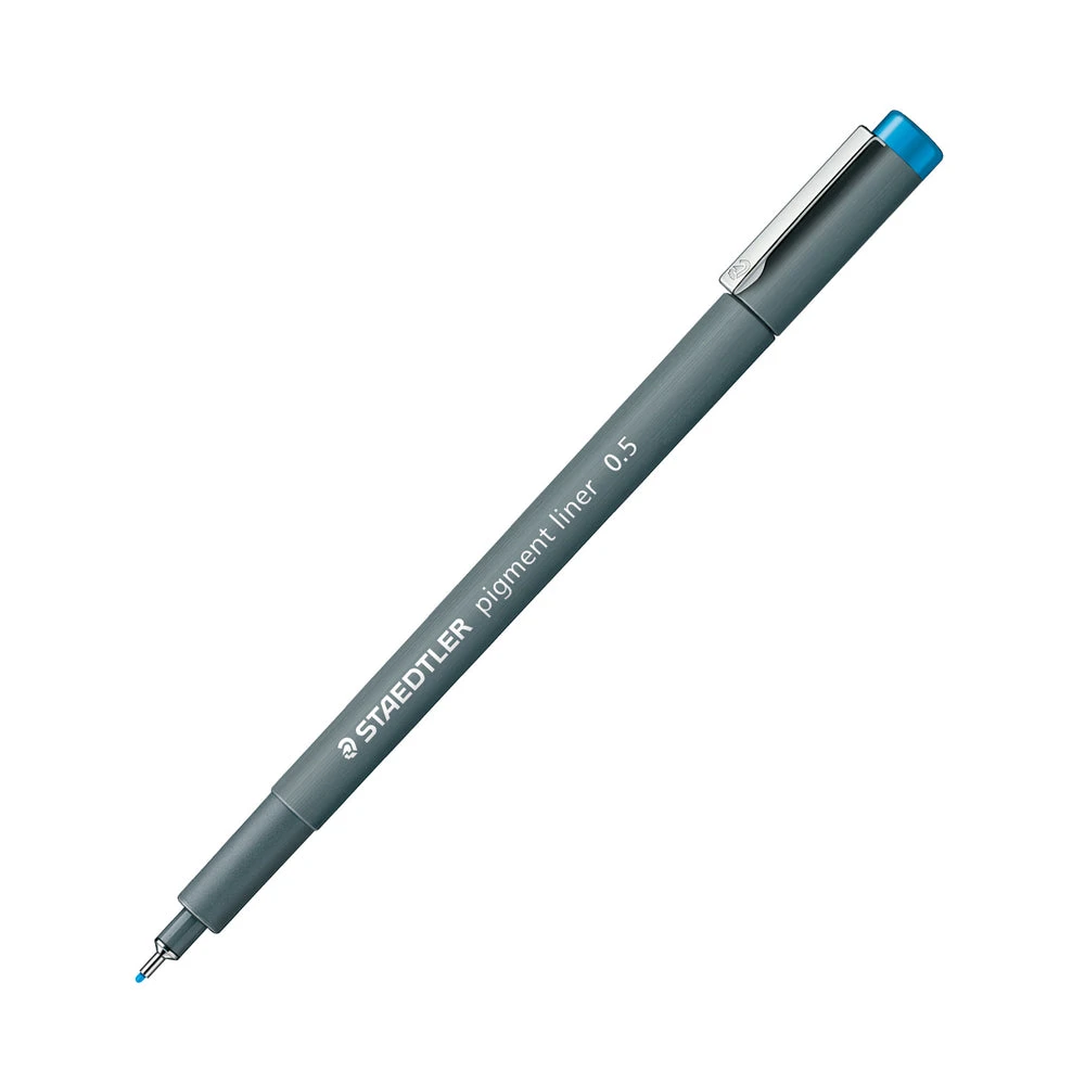 Staedtler Pigment Liner - 0.5mm - Blue (308 05-3) 3 Staedtler Pigment Liner - 0.5mm - Blue (308 05-3)