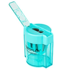 Staedtler Double-hole Artist Sharpener - Metal - Turquoise -Drawing Tools & Stationery-Staedtler 82b325637462fdb7929511002a1e132542b49f02 square3003850 3