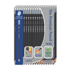 Staedtler Norica #2 HB Wood Pencils - 72 Pack