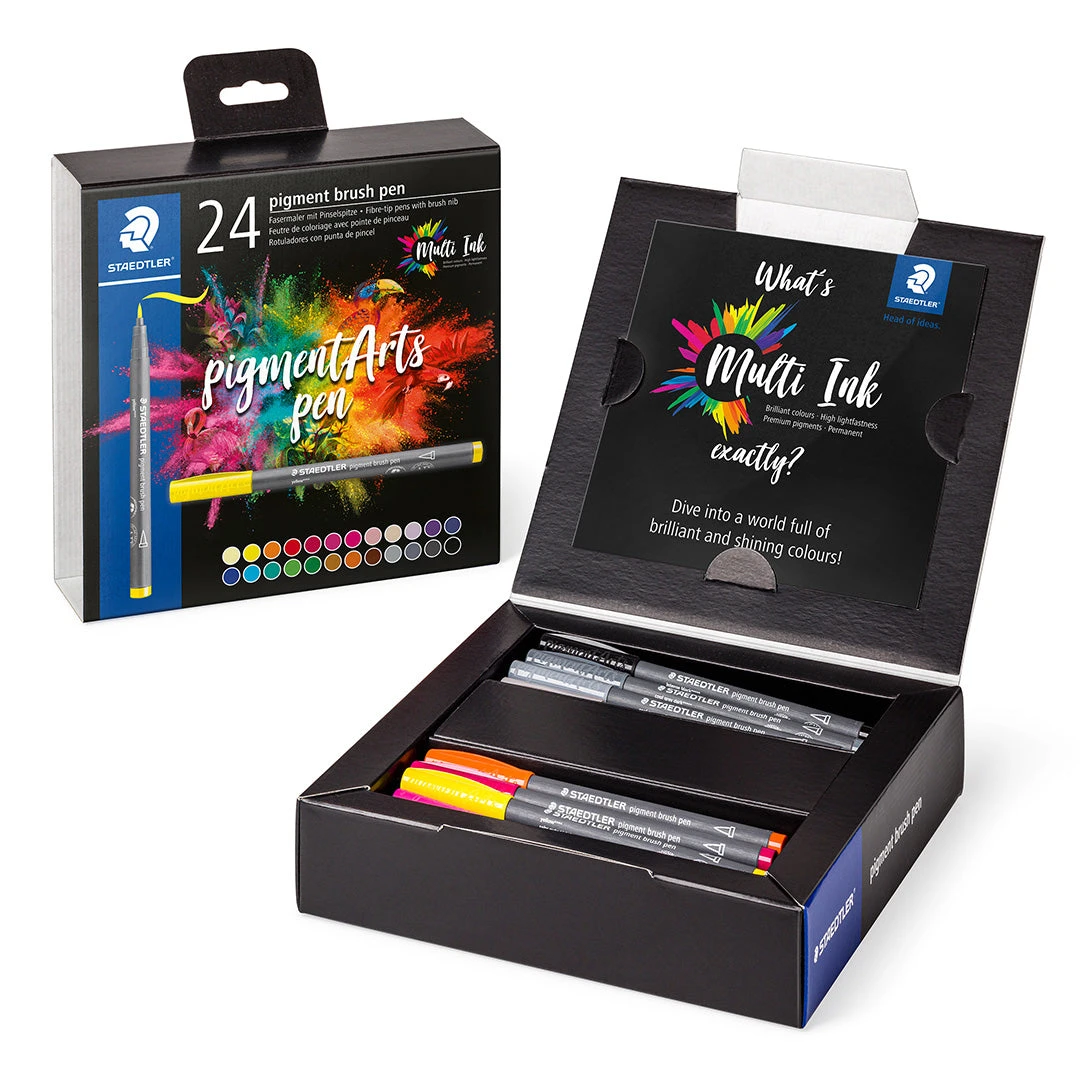 Staedtler Pigment Arts Brush Pen Set Of 24 4 Staedtler Pigment Arts Brush Pen Set Of 24 - Image 2