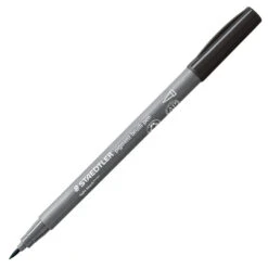 Staedtler Pigment Arts Brush Pen -Drawing Tools & Stationery-Staedtler SD00009 LB Staedtler Pigment Arts Brush Pen Light Black P1