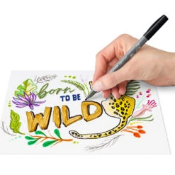 Drawing Tools & Stationery-Staedtler -Drawing Tools & Stationery-Staedtler SD00012 Staedtler Pigment Arts Fibre Tip Bullet Nib Black P2