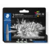 Staedtler Pigment Arts Soft Brush Pen Set Of 6 Assorted Greys -Drawing Tools & Stationery-Staedtler SD00013 Staedtler Pigment Arts Fibre Tip Bullet Nib Black Set of 2 P1 0482b51b 36e3 4547 87de 4f40f48efe42