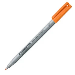 Staedtler Lumocolor Marker Pen Non-permanent Fine -Drawing Tools & Stationery-Staedtler SD03544 OR ZZZ Staedtler Lumocolor Marker Pen non permanent Fine Orange P2