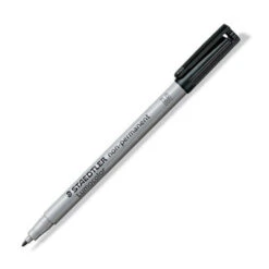 Drawing Tools & Stationery-Staedtler -Drawing Tools & Stationery-Staedtler SD03557 BK ZZZ Staedtler Lumocolor Marker Pen non permanent Medium Black P2