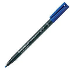 Drawing Tools & Stationery-Staedtler -Drawing Tools & Stationery-Staedtler SD03609 BU ZZZ Staedtler Lumocolor Marker Pen Permanent Broad Blue P2