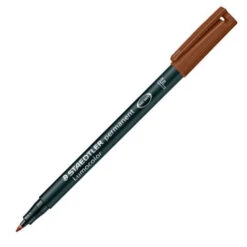 Staedtler Lumocolor Marker Pen Permanent Fine -Drawing Tools & Stationery-Staedtler SD03615 BN ZZZ Staedtler Lumocolor Marker Pen Permanent Fine Brown P2