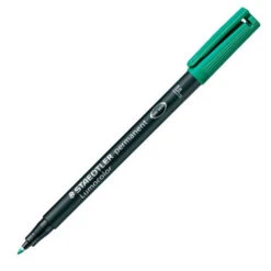 Staedtler Lumocolor Marker Pen Permanent Fine -Drawing Tools & Stationery-Staedtler SD03615 GN ZZZ Staedtler Lumocolor Marker Pen Permanent Fine Green P2