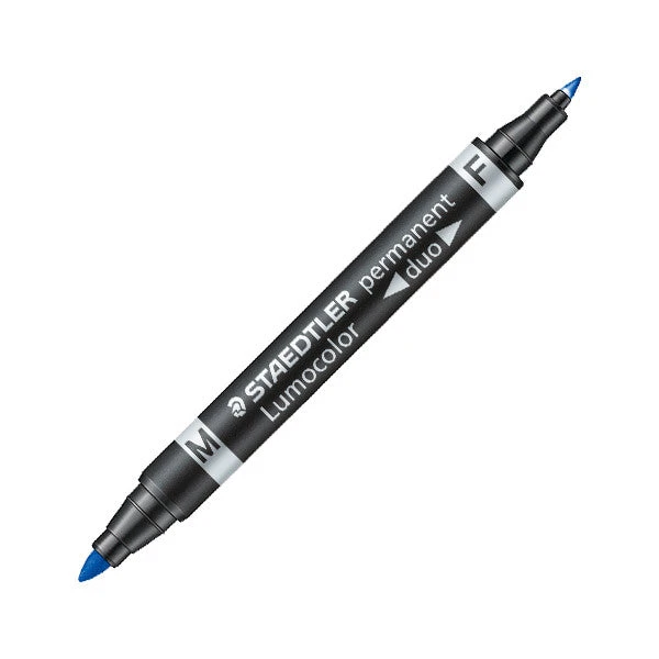 Staedtler Lumocolor Duo Twin Bullet Tip Permanent Marker 4 Staedtler Lumocolor Duo Twin Bullet Tip Permanent Marker - Image 2