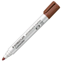 Staedtler Lumocolor Whiteboard Marker Bullet Tip -Drawing Tools & Stationery-Staedtler SD52605 BN ZZZ Staedtler Lumocolor Whiteboard Marker Bullet Tip Brown P3