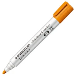 Staedtler Lumocolor Whiteboard Marker Bullet Tip -Drawing Tools & Stationery-Staedtler SD52605 OR ZZZ Staedtler Lumocolor Whiteboard Marker Bullet Tip Orange P3