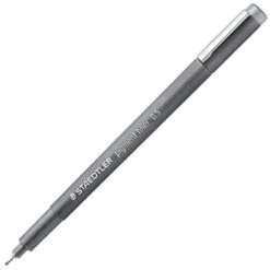 Staedtler 308 Coloured Pigment Liner Pen 0.5 25 Staedtler 308 Coloured Pigment Liner Pen 0.5 -Drawing Tools & Stationery-Staedtler SD58987 LG ZZZ Staedtler 308 Coloured Pigment Liner Pen 05 Light Grey P3