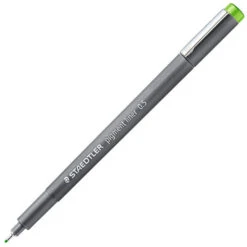 Staedtler 308 Coloured Pigment Liner Pen 0.5 23 Staedtler 308 Coloured Pigment Liner Pen 0.5 -Drawing Tools & Stationery-Staedtler SD58987 WG ZZZ Staedtler 308 Coloured Pigment Liner Pen 05 Willow Green P3