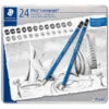 Staedtler Mars Lumograph Set Of 24 2 Staedtler Mars Lumograph Set Of 24 -Drawing Tools & Stationery-Staedtler SD65023 Staedtler Mars Lumograph Set of 24 P1
