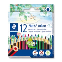 Staedtler Noris Half Length Coloured Pencils Set Of 12