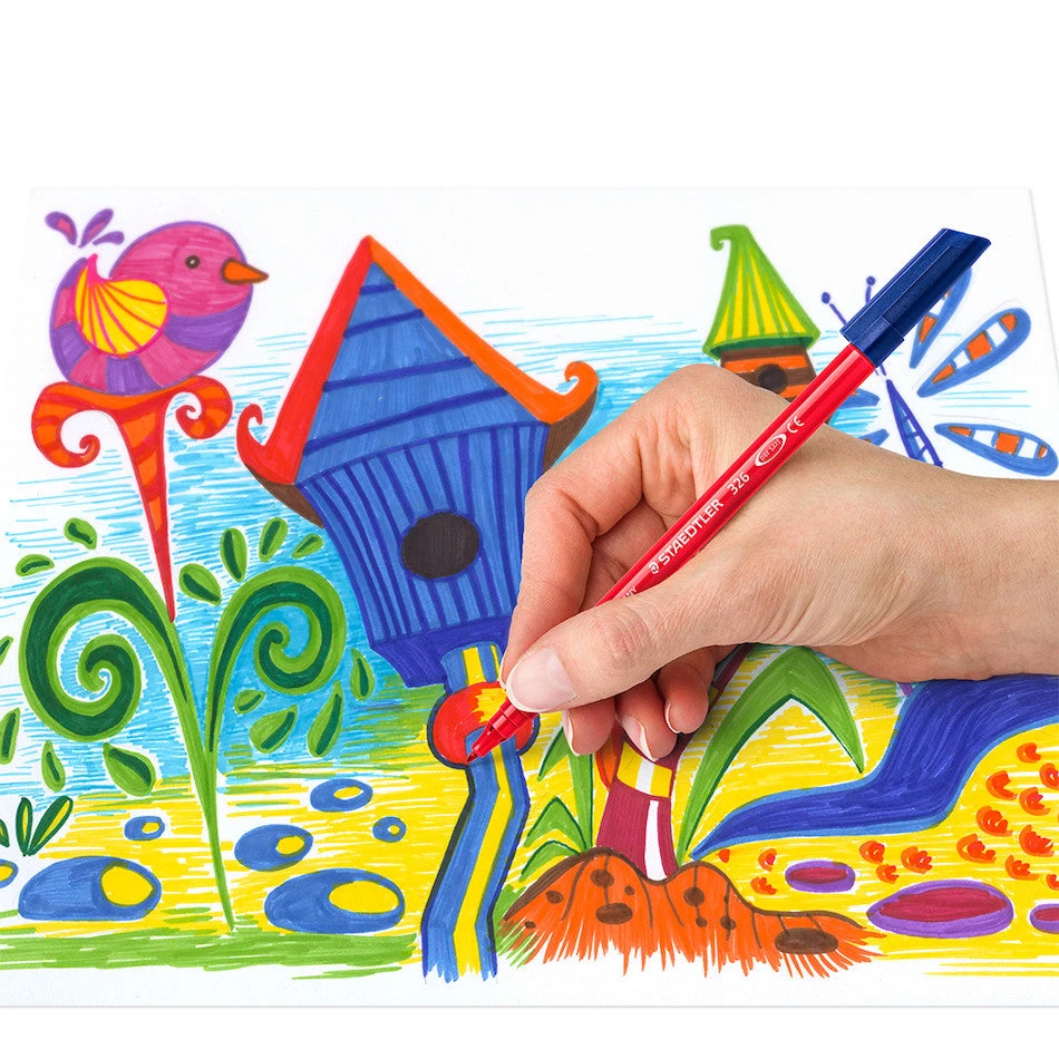 Staedtler Noris Fibre Tip Pen Set Of 10 4 Staedtler Noris Fibre Tip Pen Set Of 10 - Image 2