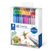 Staedtler Triplus Fineliner Pen Set Of 48 -Drawing Tools & Stationery-Staedtler SD92939 Staedtler Triplus Fineliner Pen Set of 48 P1