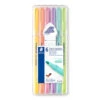 Staedtler Triplus Textsurfer Highlighter Box Of 6 Pastel -Drawing Tools & Stationery-Staedtler SD92946 Staedtler Triplus Textsurfer Highlighter Box of 6 Pastel P1