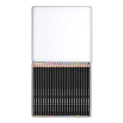 Staedtler Design Journey Super Soft Coloured Pencils Tin Of 24 -Drawing Tools & Stationery-Staedtler SD92950 Staedtler Design Journey Super Soft Coloured Pencils Tin of 24 DTL5 P2