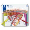 Staedtler Coloured Pencil Tin Of 72 -Drawing Tools & Stationery-Staedtler SD95894 Staedtler Coloured Pencil Tin of 72 P1
