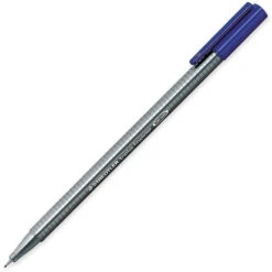Staedtler Triplus Fineliner Porous Point Pens, 0.3mm Tip, Blue