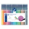 Staedtler Triplus Broadliner Pens - 1.0mm Tip - Assorted Colours - 20 Pack -Drawing Tools & Stationery-Staedtler c40e94220af8724b47e80aa96ec9364ab44bbb1f square3026053 1