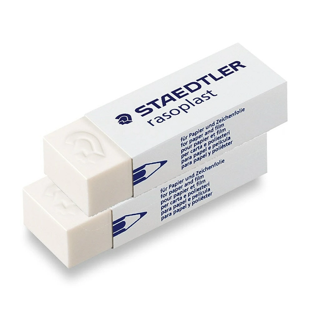 Staedtler Rasoplast Eraser - 2 Pack 3 Staedtler Rasoplast Eraser - 2 Pack