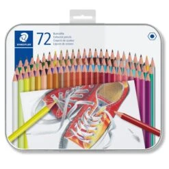 Staedtler Coloured Pencils Tin Of 72 Assorted Colours