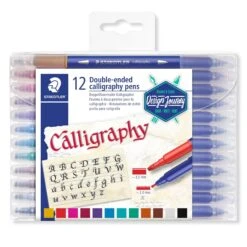 Staedtler Design Journey Double-Ended Calligraphy Pen Set Of 12 Assorted Colours