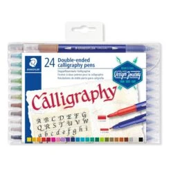 Staedtler Design Journey Double-Ended Calligraphy Pen Set Of 24 Assorted Colours