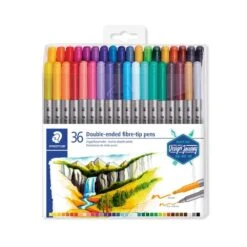 Staedtler Design Journey Double Ended Fibre Tip Pens Pack Of 36